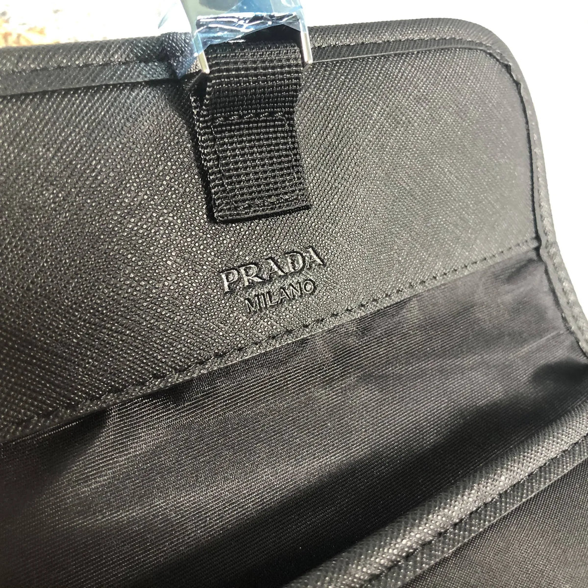 Pochette bandoulière Prada noire