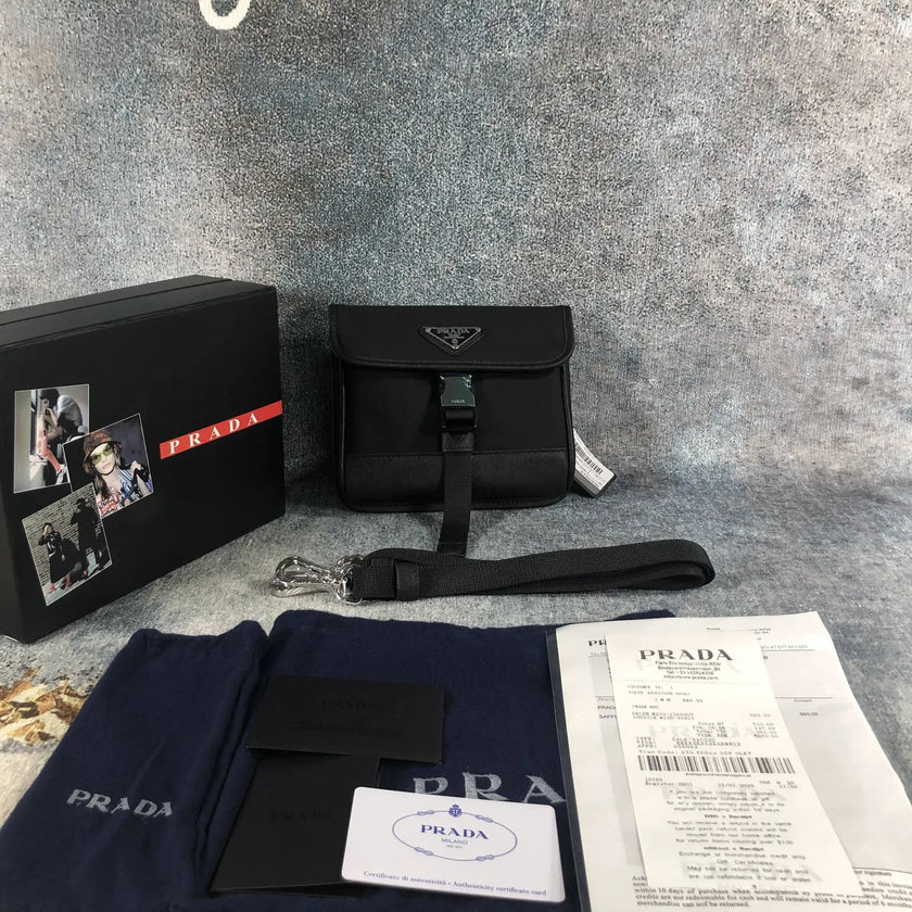 Pochette bandoulière Prada noire