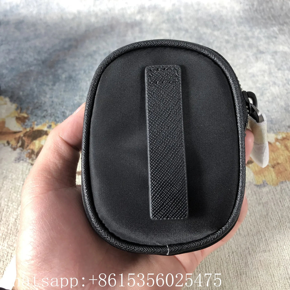 Sac bandoulière Prada Re-Nylon noir avec pochette