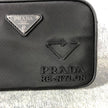Sac bandoulière Prada Re-Nylon noir avec pochette
