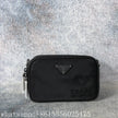 Sac bandoulière Prada Re-Nylon noir avec pochette