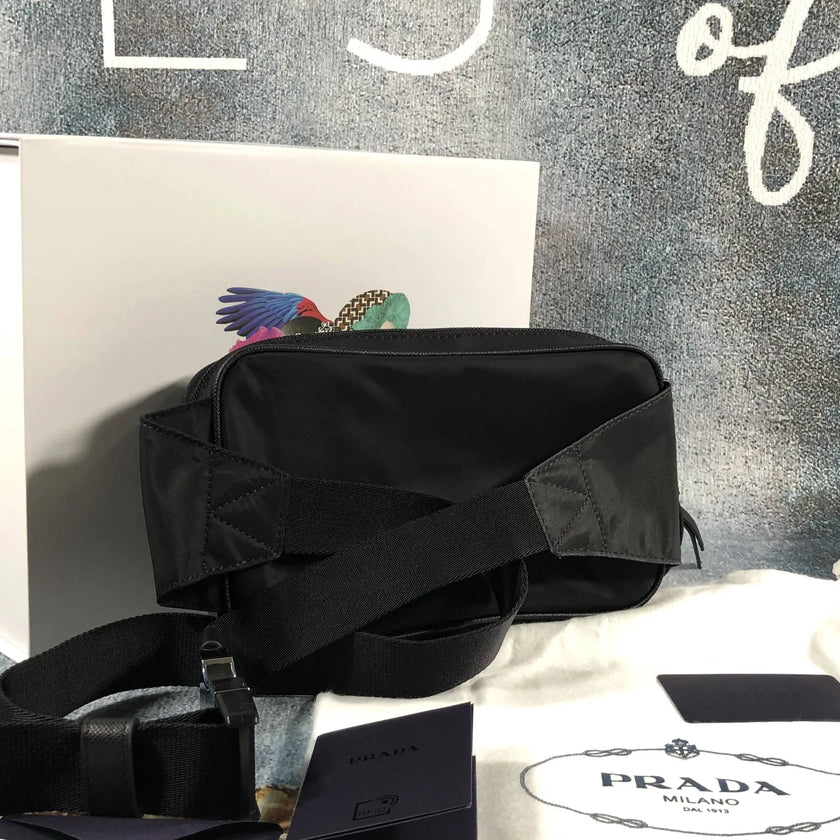 Sac banane Prada Re-Nylon noir