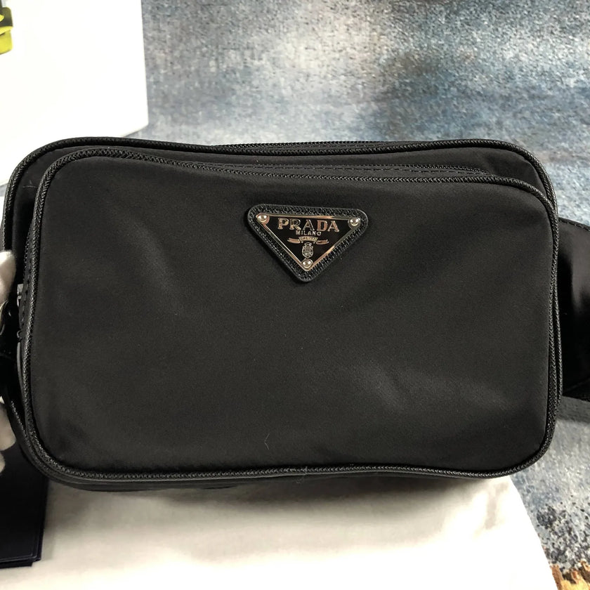 Sac banane Prada Re-Nylon noir