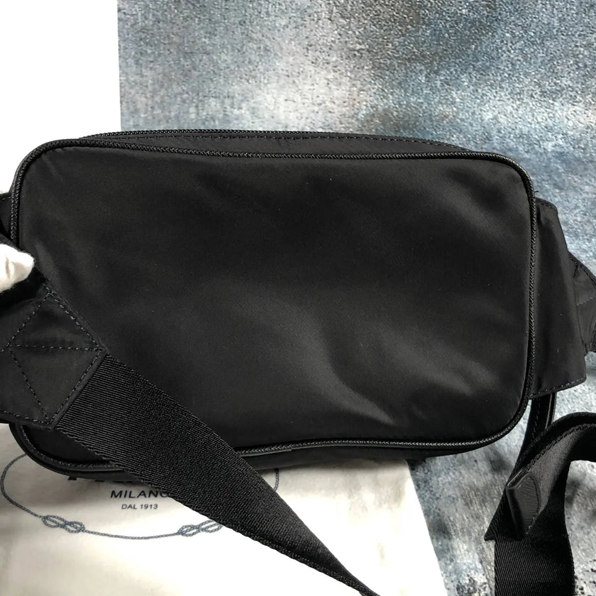 Sac banane Prada Re-Nylon noir