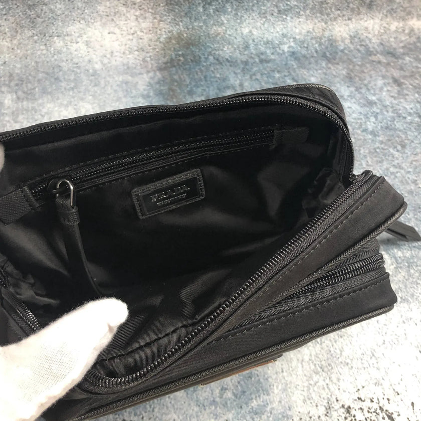Sac banane Prada Re-Nylon noir