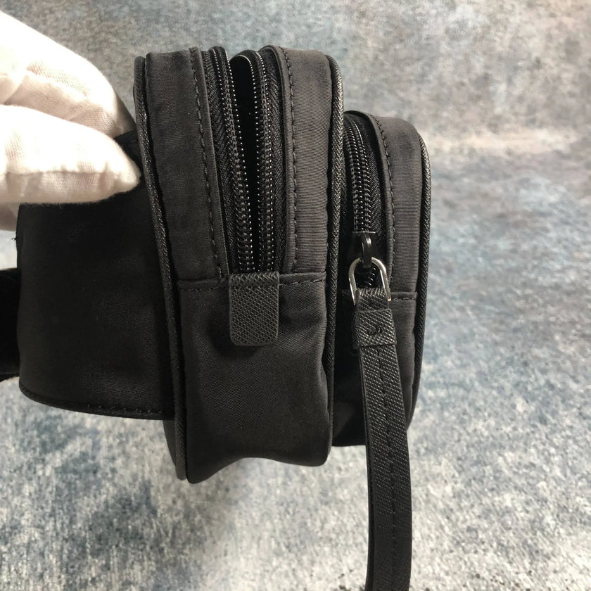Sac banane Prada Re-Nylon noir