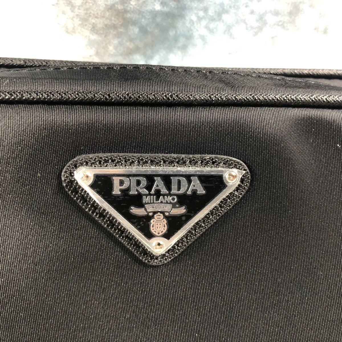 Sac banane Prada Re-Nylon noir