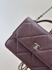 Sac Chanel Coco Handle - Cuir Caviar Bordeaux