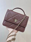 Sac Chanel Coco Handle - Cuir Caviar Bordeaux