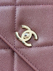 Sac Chanel Coco Handle - Cuir Caviar Bordeaux