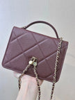 Sac Chanel Coco Handle - Cuir Caviar Bordeaux