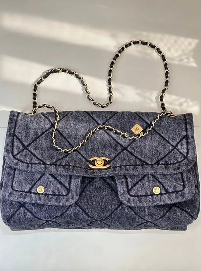 Sac Chanel 25K Jean – Denim Brodé