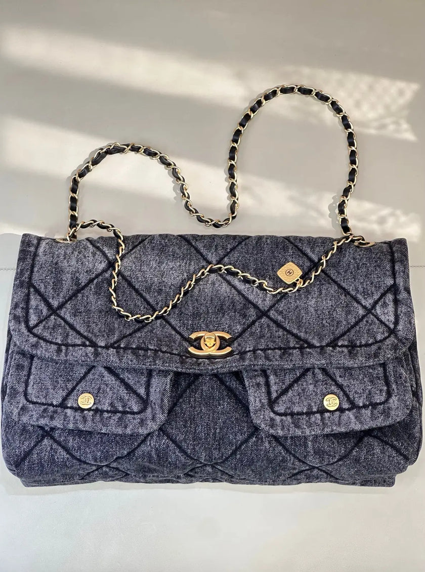 Sac Chanel 25K Jean – Denim Brodé