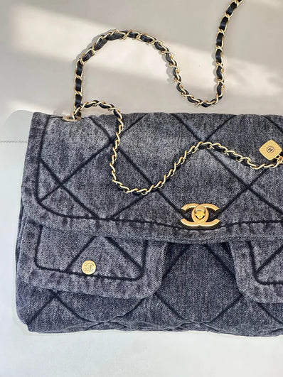 Sac Chanel 25K Jean – Denim Brodé