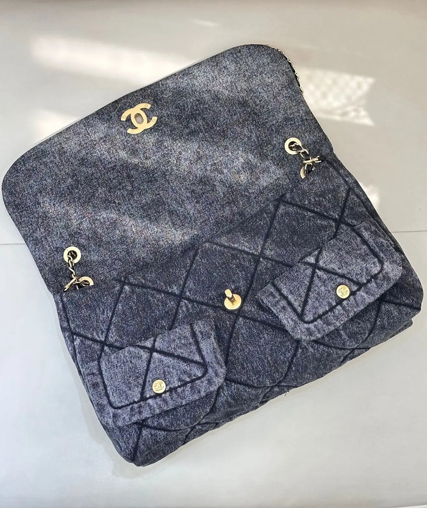 Sac Chanel 25K Jean – Denim Brodé