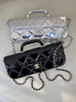 Sac Chanel 25K – Rabat Verni Métallisé