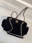 Sac Chanel 25MK - Tissu Matelassé Poches Latérales