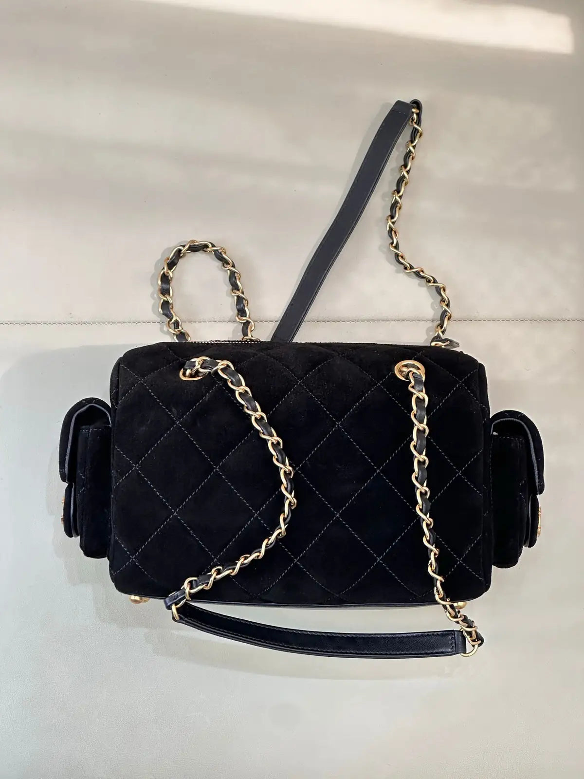 Sac Chanel 25MK - Tissu Matelassé Poches Latérales
