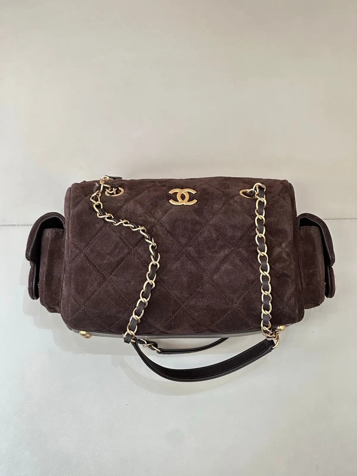 Sac Chanel 25MK - Tissu Matelassé Poches Latérales