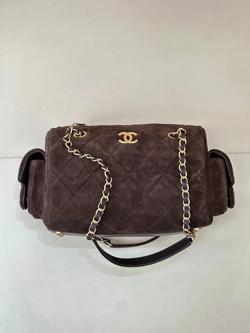 Sac Chanel 25MK - Tissu Matelassé Poches Latérales