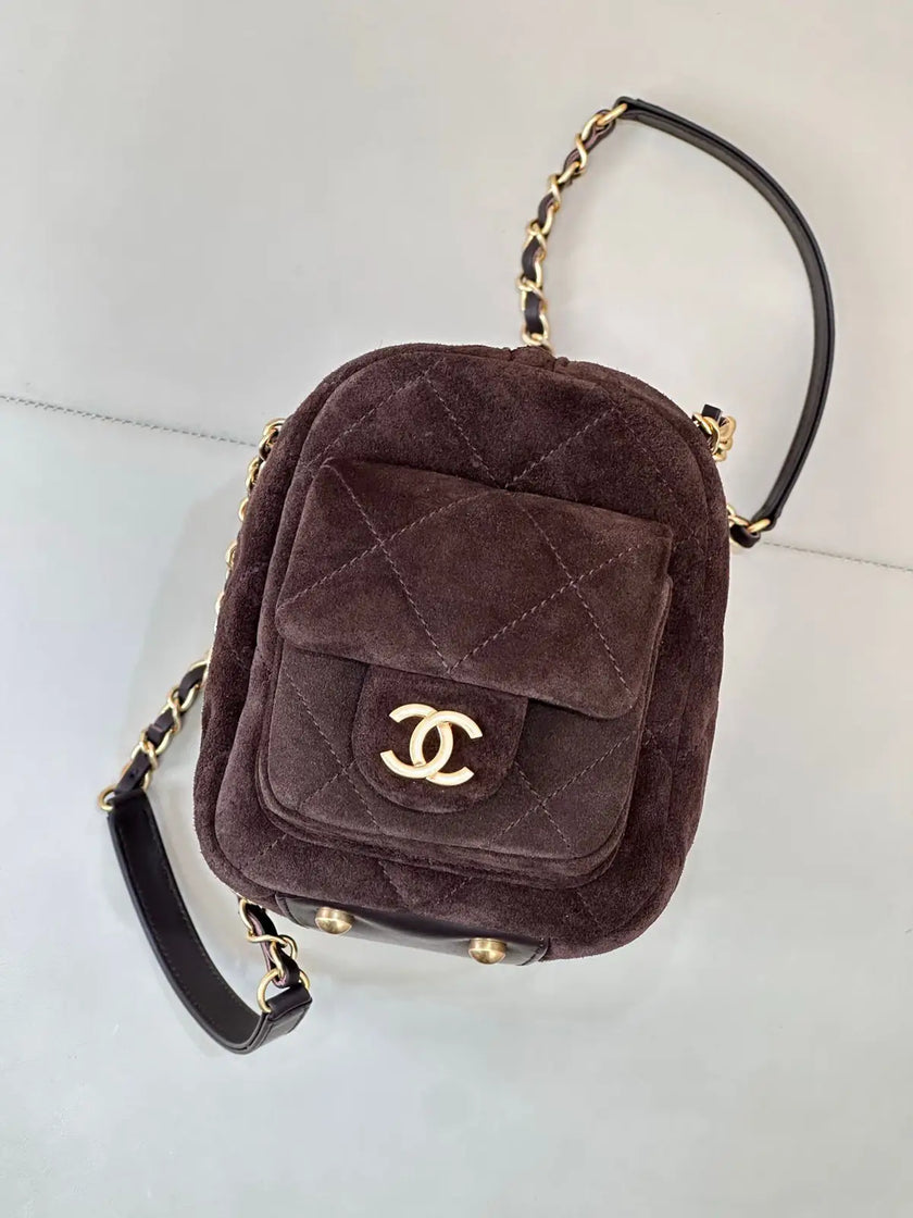 Sac Chanel 25MK - Tissu Matelassé Poches Latérales