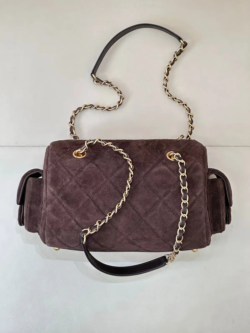 Sac Chanel 25MK - Tissu Matelassé Poches Latérales