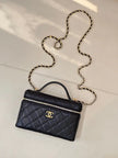 Sac Chanel 26C x Loro Piana - Vanity Case Cuir Caviar