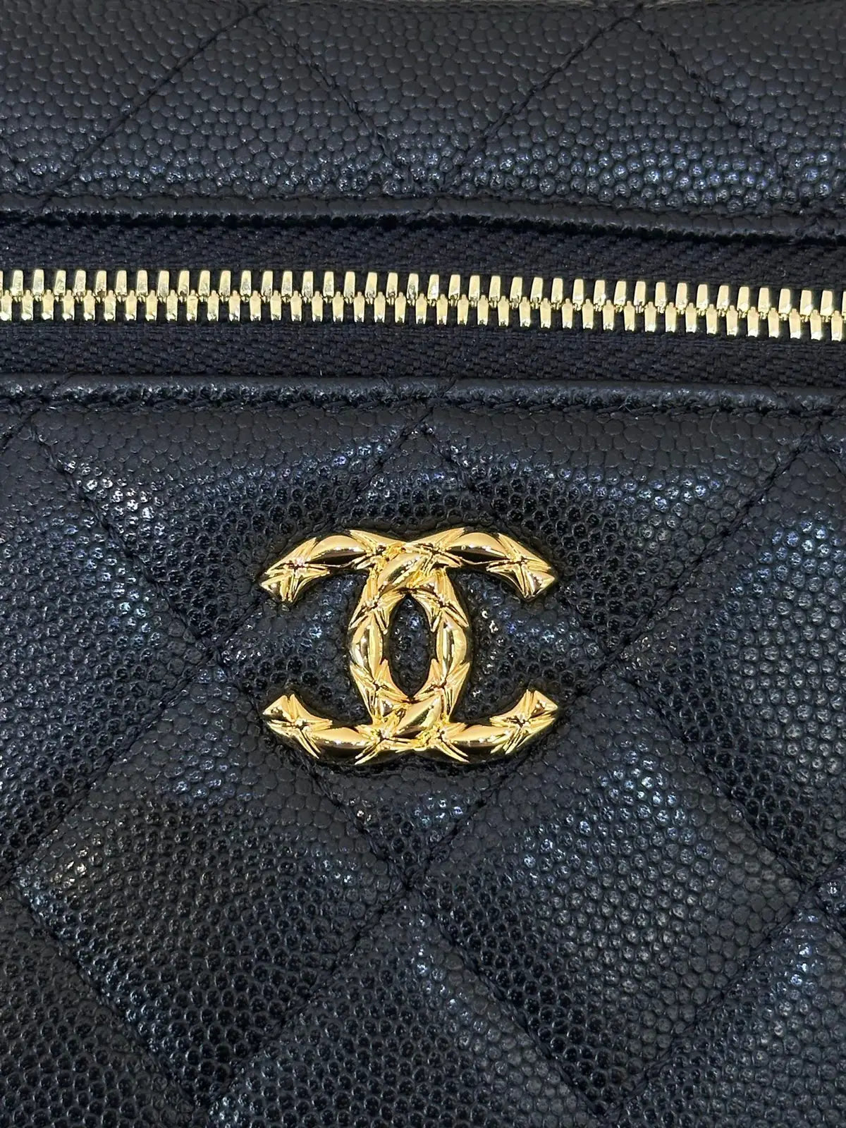 Sac Chanel 26C x Loro Piana - Vanity Case Cuir Caviar