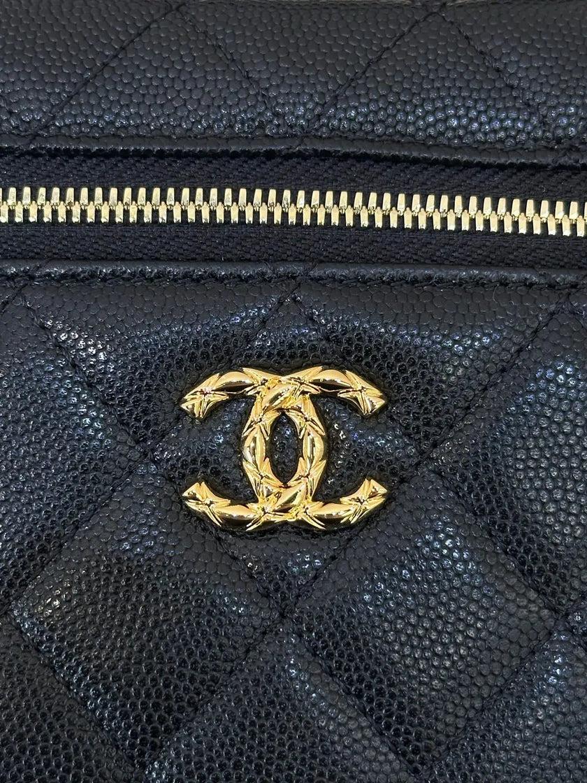 Sac Chanel 26C x Loro Piana - Vanity Case Cuir Caviar