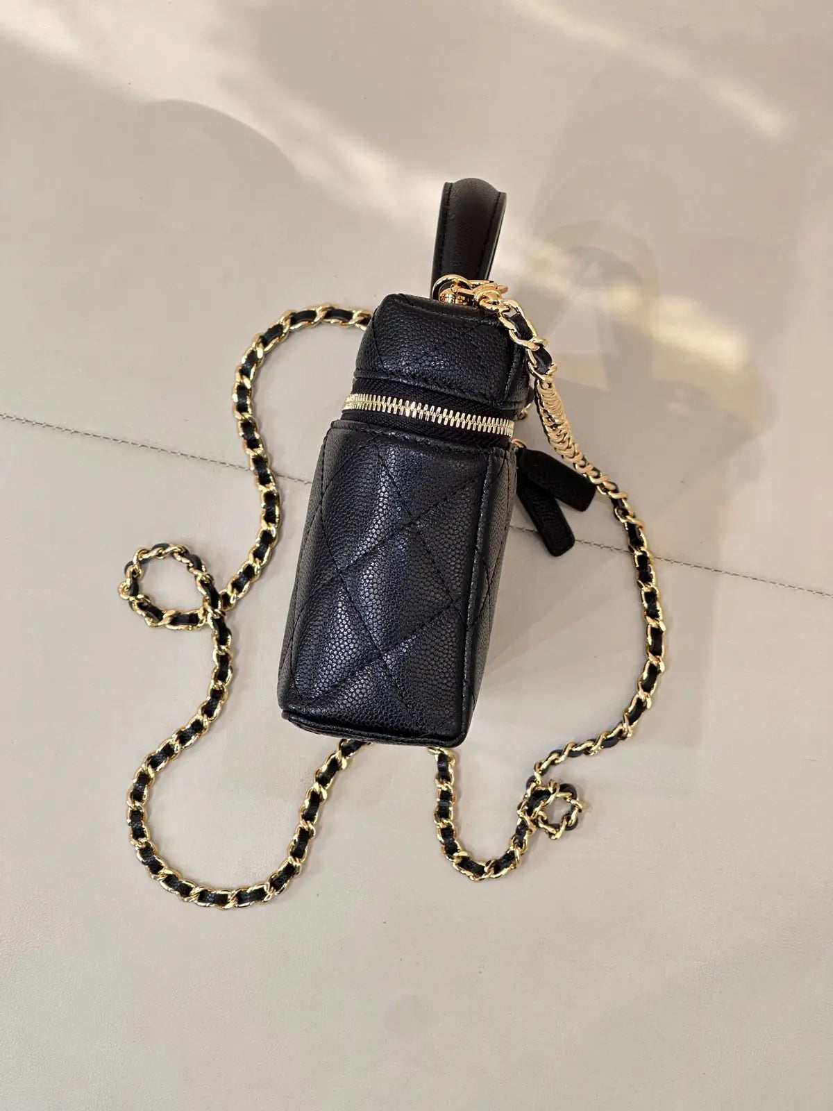 Sac Chanel 26C x Loro Piana - Vanity Case Cuir Caviar