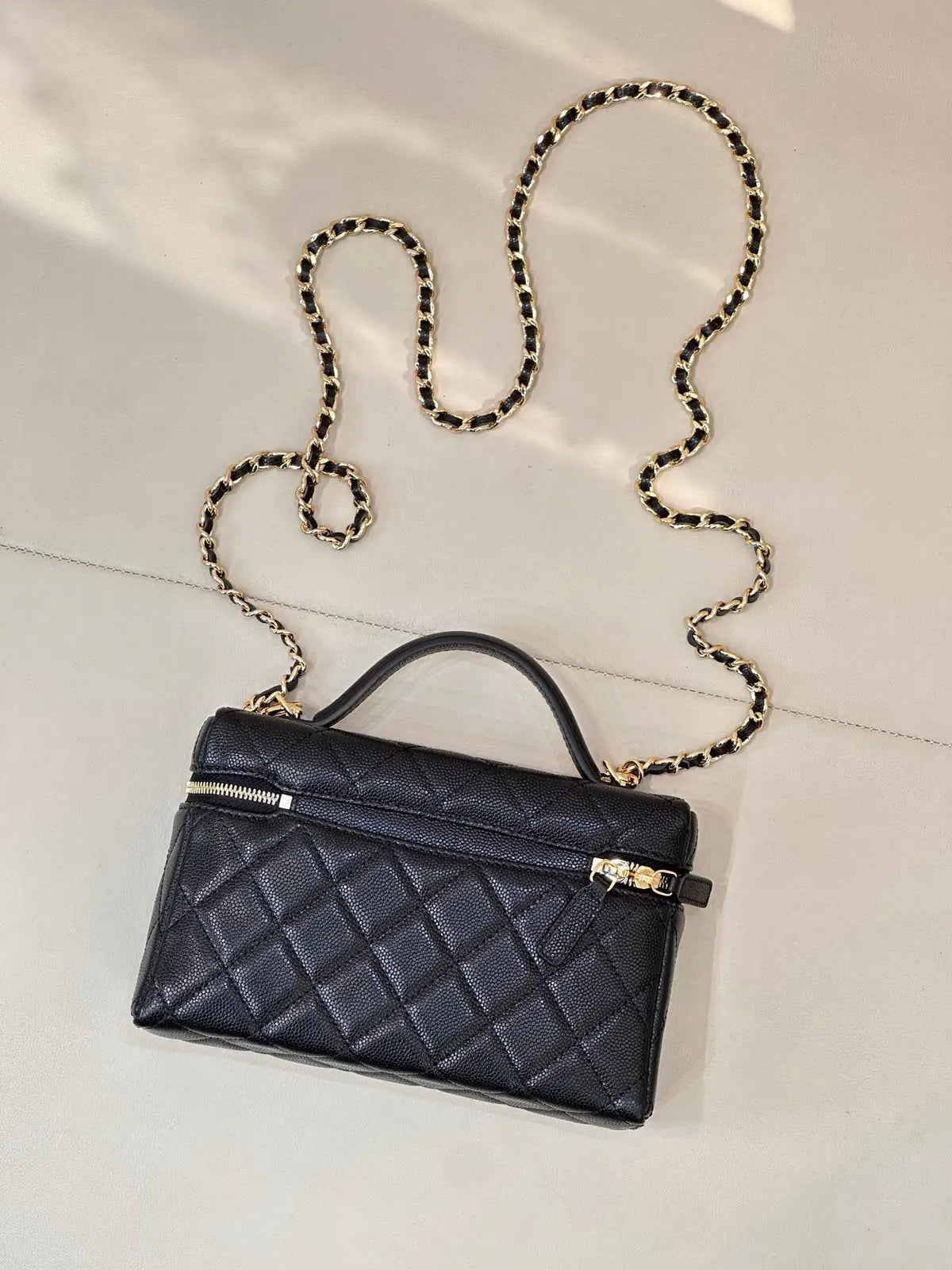 Sac Chanel 26C x Loro Piana - Vanity Case Cuir Caviar