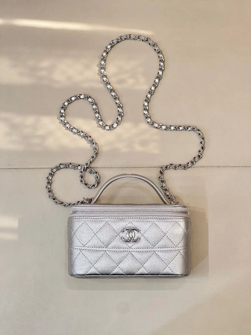 Sac Chanel 26C x Loro Piana - Vanity Case Cuir Caviar