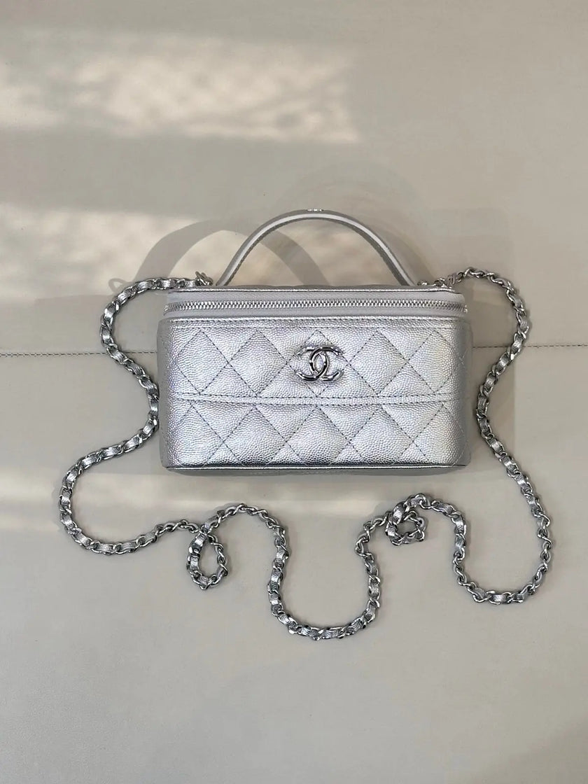 Sac Chanel 26C x Loro Piana - Vanity Case Cuir Caviar