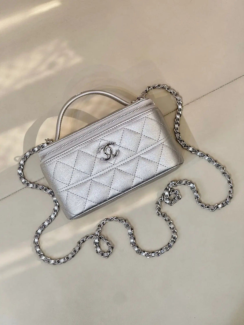 Sac Chanel 26C x Loro Piana - Vanity Case Cuir Caviar