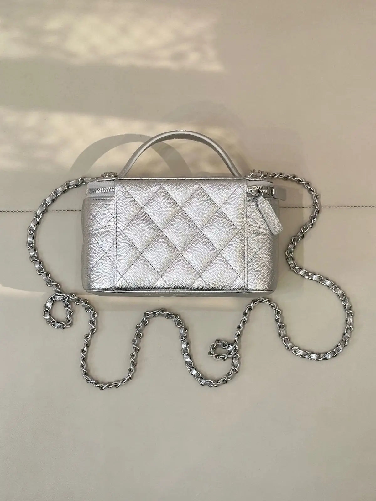 Sac Chanel 26C x Loro Piana - Vanity Case Cuir Caviar