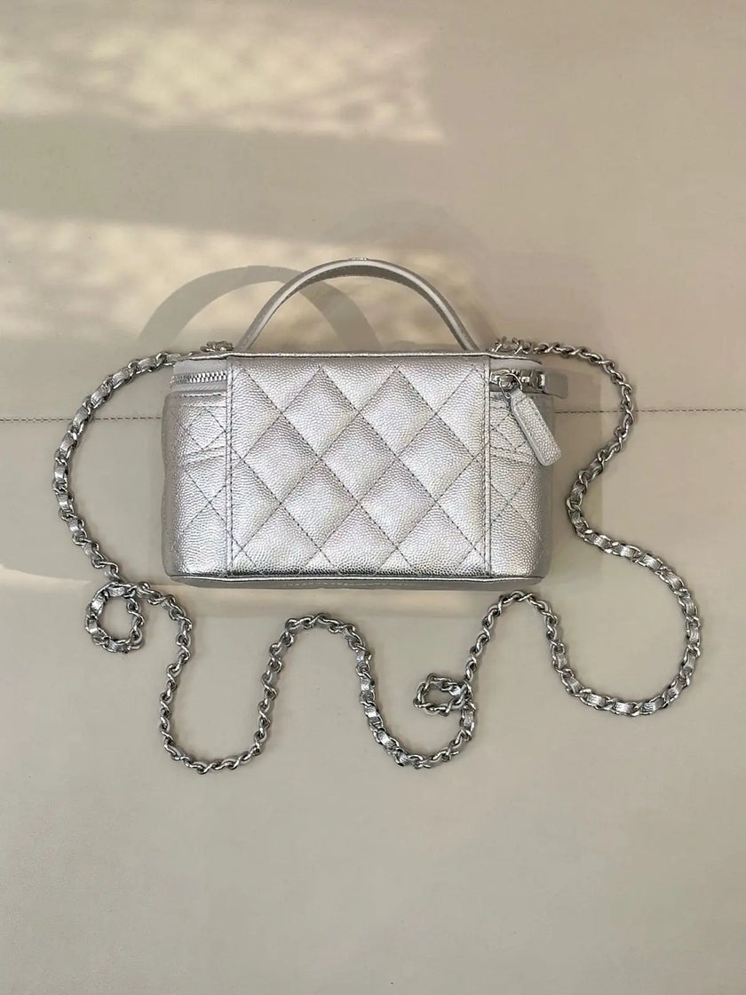 Sac Chanel 26C x Loro Piana - Vanity Case Cuir Caviar