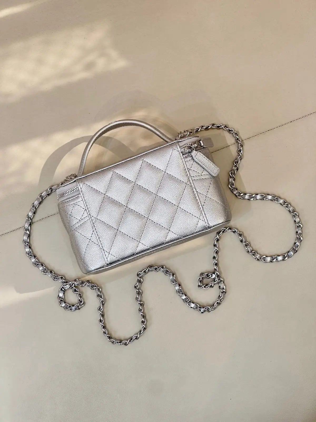 Sac Chanel 26C x Loro Piana - Vanity Case Cuir Caviar