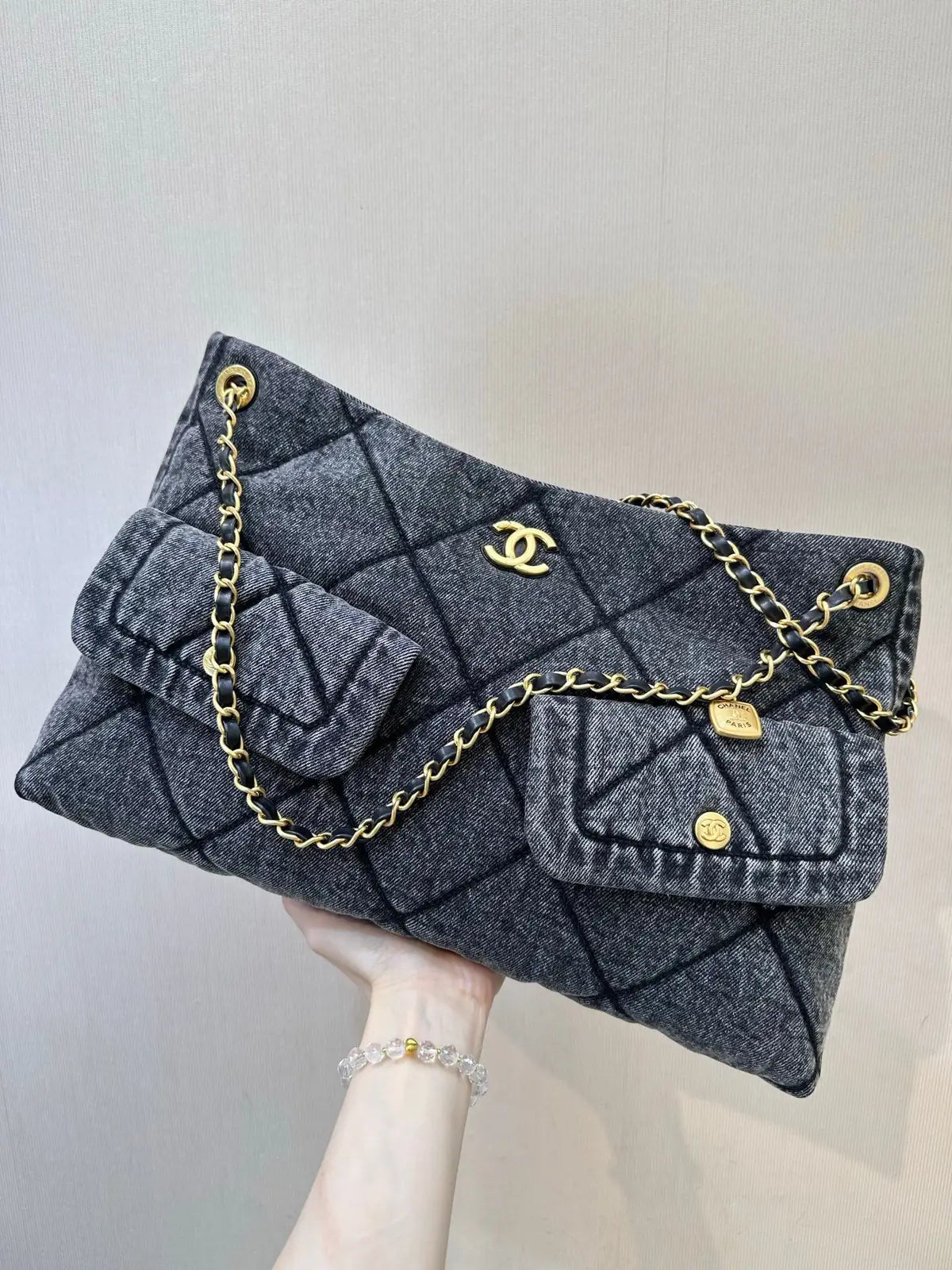 Sac Chanel 5740 - Flap Bag Denim Matelassé