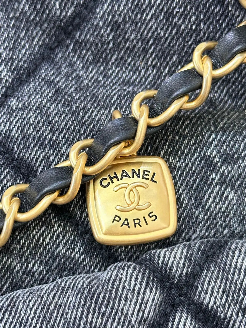 Sac Chanel 5740 - Flap Bag Denim Matelassé