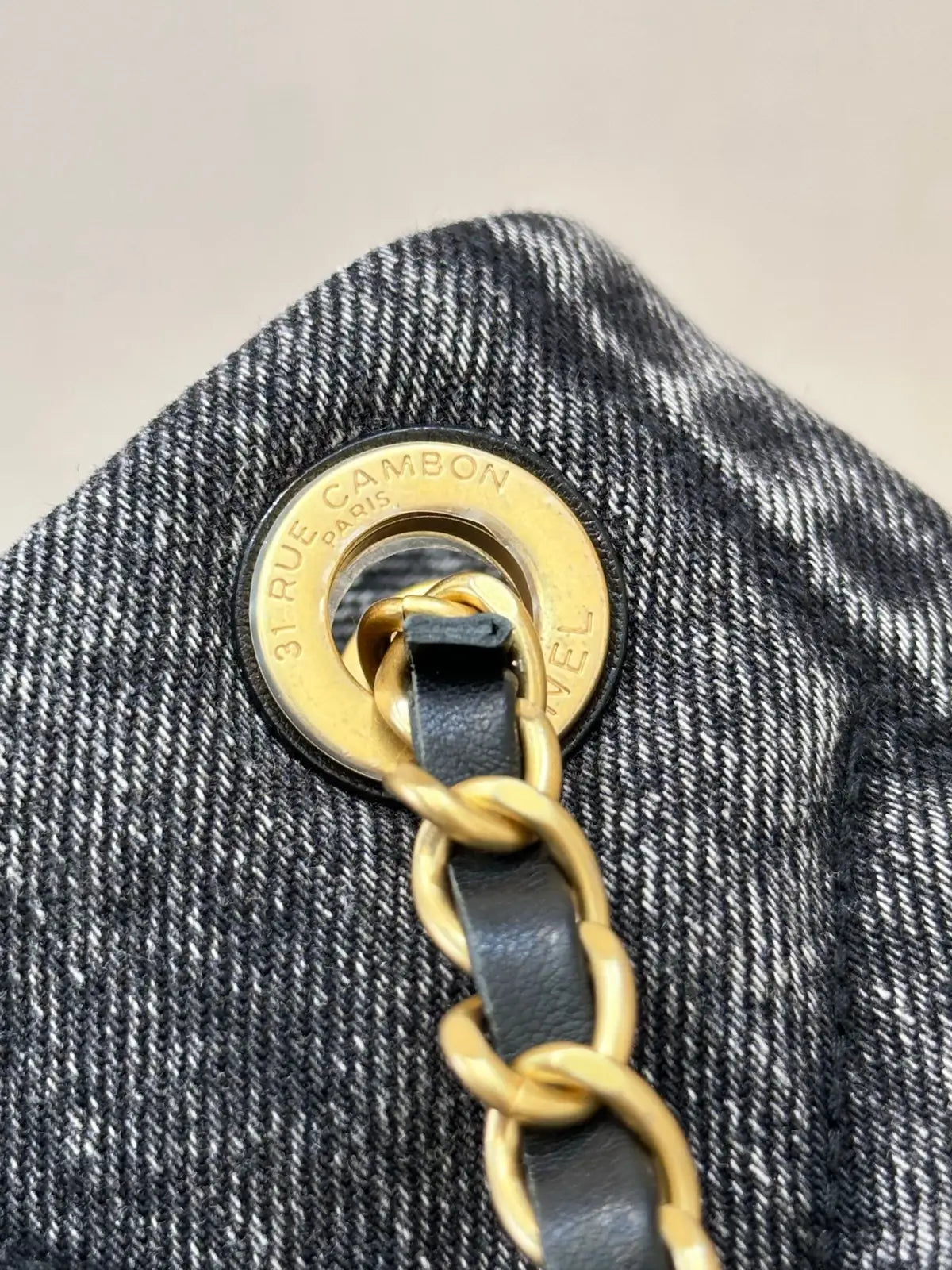 Sac Chanel 5740 - Flap Bag Denim Matelassé