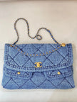 Sac Chanel 5740 - Flap Bag Denim Matelassé
