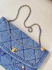 Sac Chanel 5740 - Flap Bag Denim Matelassé