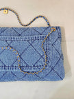Sac Chanel 5740 - Flap Bag Denim Matelassé