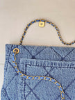 Sac Chanel 5740 - Flap Bag Denim Matelassé