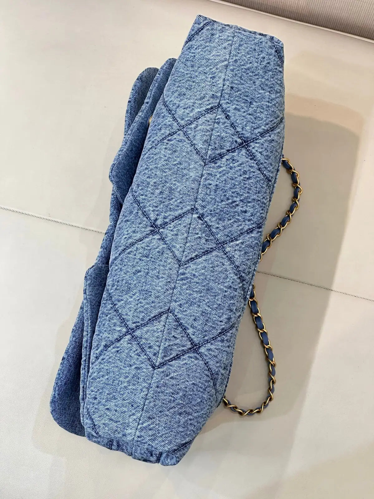 Sac Chanel 5740 - Flap Bag Denim Matelassé
