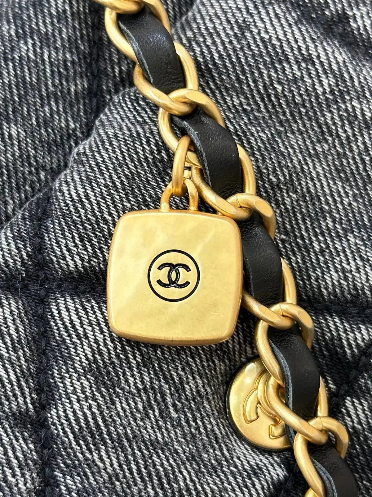 Sac Chanel 5740 - Flap Bag Denim Matelassé