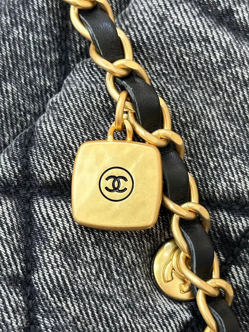 Sac Chanel 5740 - Flap Bag Denim Matelassé