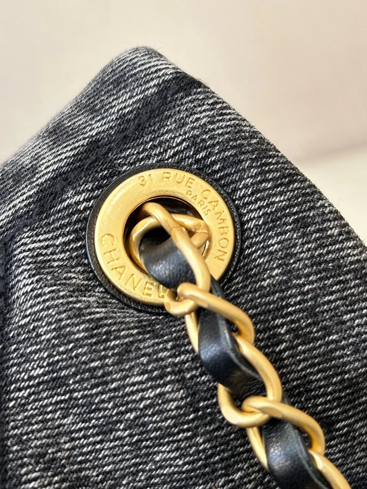 Sac Chanel 5740 - Flap Bag Denim Matelassé