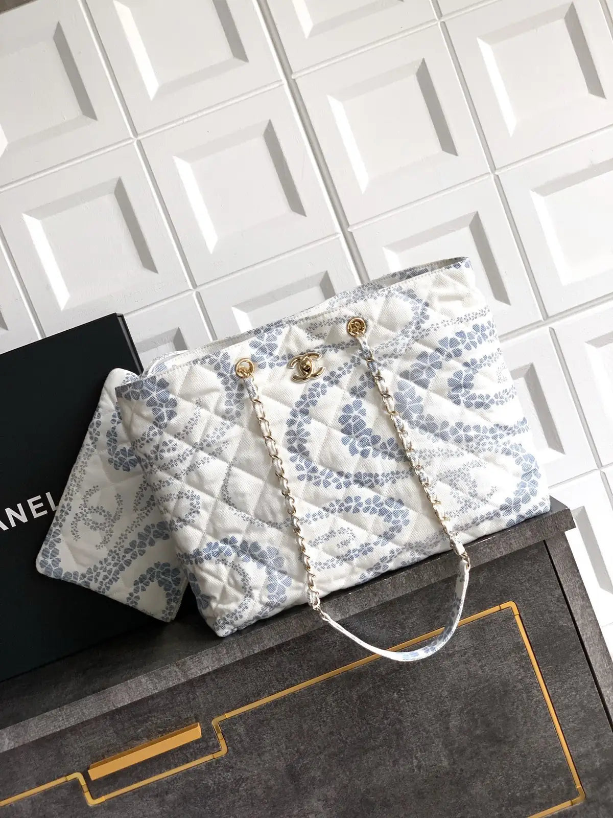 Sac Chanel Coco Beach GM – Jacquard Floral