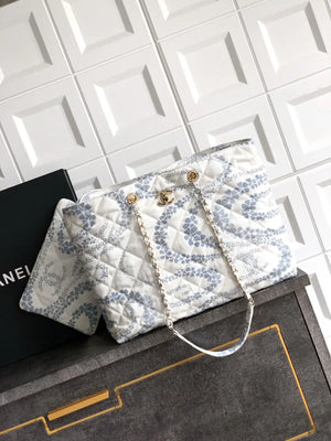 Sac Chanel Coco Beach GM – Jacquard Floral